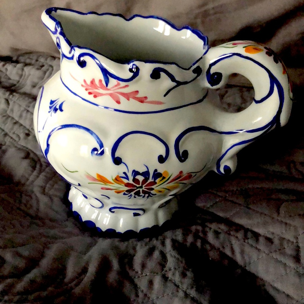 Vtg. Reel Portugal Art Pottery Pitcher or Creamer